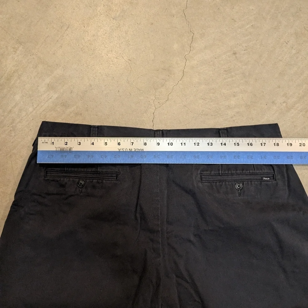 Polo Ralph Lauren Chino Shorts Mens 38 (37x9) Navy - Picture 7 of 7